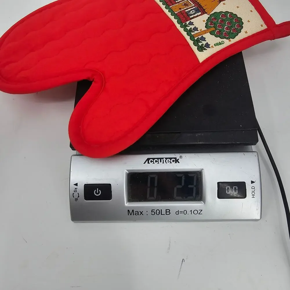 Vintage Cottagecore Farmcore Apple tree Hanging Oven Mitten NOS